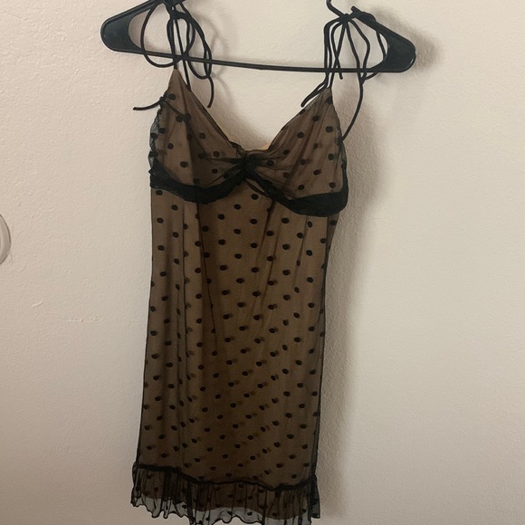 Black Nude Bodycon Dress - Picture 3 of 5